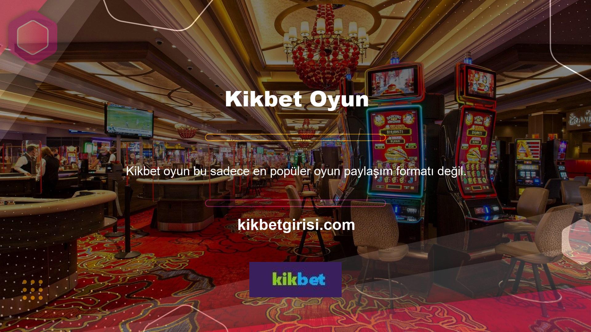 Kikbet Casino sadece en popüler oyunları değil, aynı zamanda en yeni ve en popüler oyunları da paylaşmaktadır