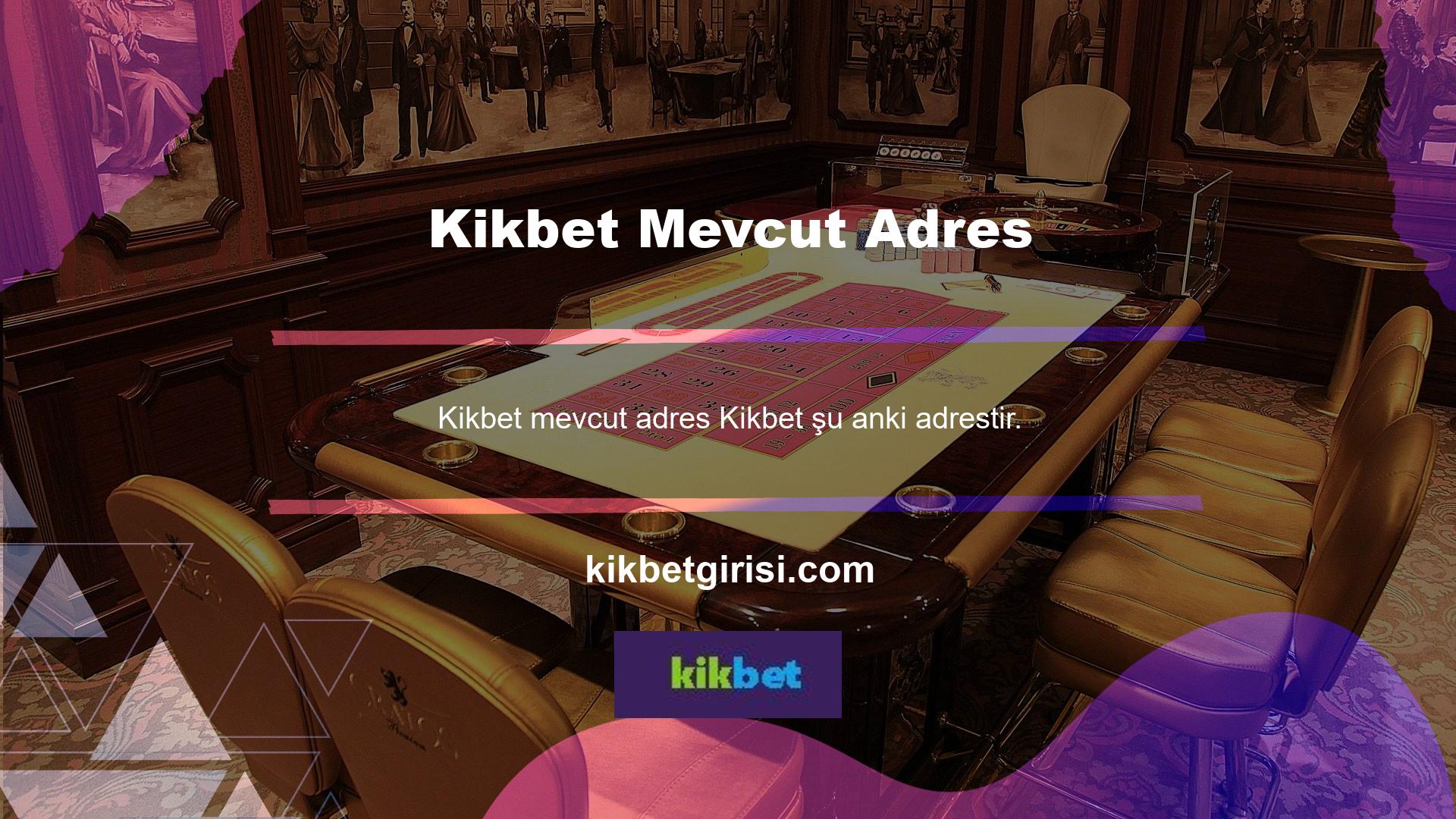 Kikbet mevcut adresi nedir? Engellediğimiz bahis sitelerinin adreslerini değiştirdik